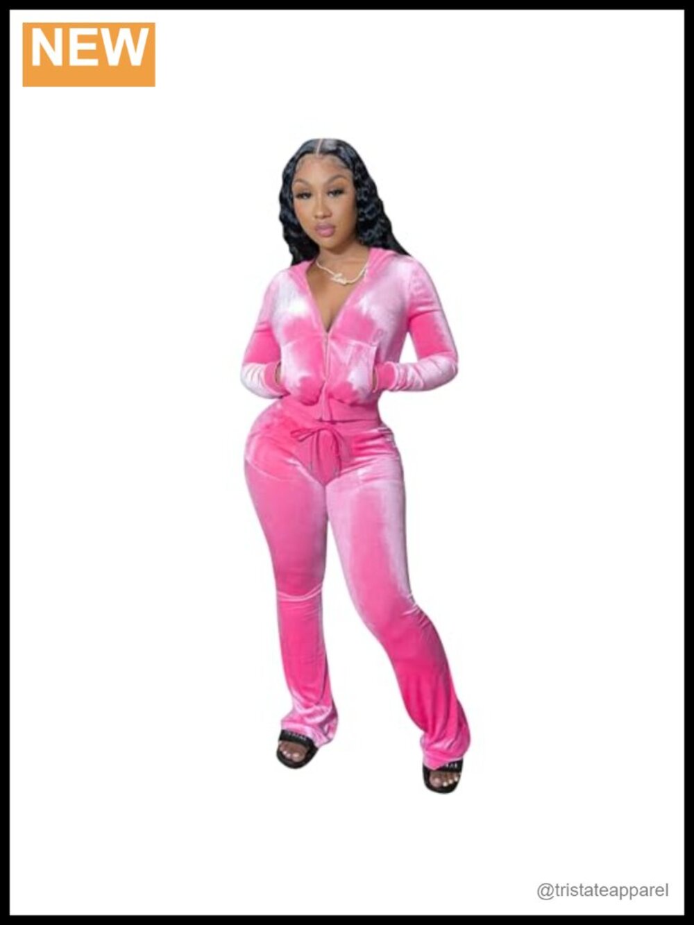 Womens Y2K Velour Tracksuit 2 Piece Zip Up Hoodie Flared Pants Lounge Set